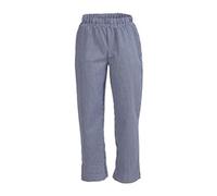 Whites Unisex Vegas Chefs Trousers Blue & White Check XS