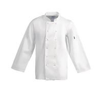 Whites Vegas Chefs Jacket Long Sleeve White Polycotton - Size M
