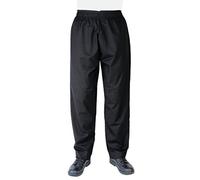 Whites Chefs Clothing Whites Vegas Chef Trousers Polycotton Black XL