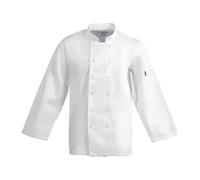Whites Chefs Clothing Whites Vegas Unisex Chefs Jacket Long Sleeve White XL