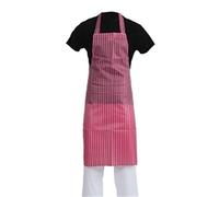 Whites Water Resistant Bib Apron Red And White Stripe