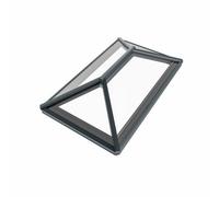 Whitesales, Em.glaze Skyvu Lantern Grey On White With Neutral Glass, 1000mm X 2000mm (3-5 Day Uk Wide Delivery)(81.0007)