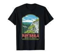 Whiteside Mountain Nantahala National Forest North Carolina Value Graphic T-Shirt, Men, Black, S