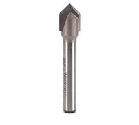 Whiteside Router Bits 1501 V-Groove Bit with 90-Degree 3/8-Inch Cutting Diameter and 3/16-Inch Point Length
