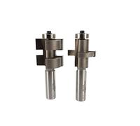 Whiteside Router Bits 3373 Straight Tongue and Groove Set with 1-1/4-Inch Large Diameter and 1/2-Inch to 1-1/4-Inch Cutting Length