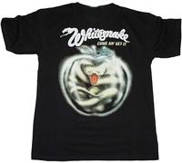 Whitesnake Come an' Get It Hard Rock Coverdale T-Shirt Black L