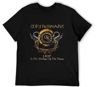 Whitesnake-Live-in-The-Shadow-t-Shirt-Black-Hard-Rock-Band S-(1) Black