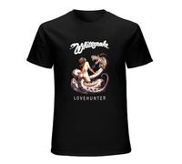 Whitesnake Lovehunter Mens T-Shirt Black Unisex Tee Black Black XL