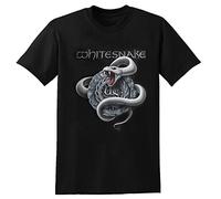 Whitesnake Men's T-Shirt Graphic Printed Black Tee S