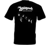 Whitesnake Ready an Willing t-Shirt Hard Rock Band Black