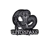 Whitesnake Red Hard Rock Band Patch Badge Embroidered Iron on Applique Souvenir Accessory