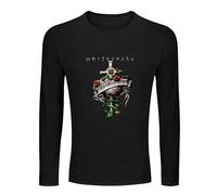 Whitesnake Restless Heart David Coverdale Top Style Men's 100% Cotton Tee Crewneck Unisex Long Sleeve T-Shirt Black L