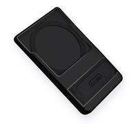 [Whitestone] Card Holder Mag-Safe (Magnetic Slot Card Holder Compatible with MagSafe Slim Hard PC Wallet for Back of Phone, Smartphone Cases, Solid Black, Basic