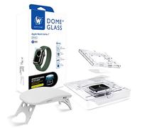 Whitestone Dome Glass for Apple Watch Series 7 (41mm) Tempered Glass Screen Protector [Liquid Dispersion Tech] With Case for Apple Watch 7 (41mm) - Two Pack