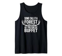 Whitetail Buck Deer Hunting Season Hunter for Men Tank Top
