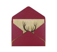 Whitetail Deer Fawn In Wilderness Stag Greetings Romantic Card With Envelopes, Send To A Close Friend,Phnom Penh Pearl Paper Greeting Card