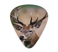Whitetail Deer Fawn In Wilderness Stag Guitar Plectrums, 12 Pcs Lightweight Guitar Plectrums, 0.46mm/0.71mm/0.96mm Thickness For Acoustic Guitar Acoustic Electric Guitar Ukulele Bass