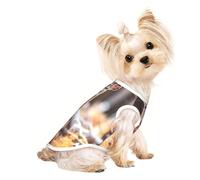 Whitetail Deer Fawn in Wilderness Stag Print Dog Shirt Summer Pet T-Shirts Stretchy Cats Dogs Tee Shirt Sleeveless Tank Top Dog Vest