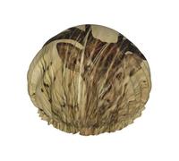 Whitetail Deer Fawn In Wilderness Stag Shower Caps For Women, Elastic And Reusable Bath Caps, Double Waterproof Layers Shower Cap, Bathing Shower Caps