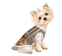 Whitetail Deer Fawn in Wilderness Stag2 Print Dog Shirt Summer Pet T-Shirts Stretchy Cats Dogs Tee Shirt Sleeveless Tank Top Dog Vest