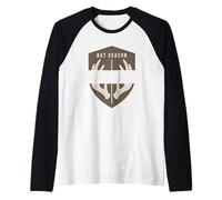 Whitetail Hunter Whitetail Hunting Deer Hunting Rut Season Raglan Baseball Tee