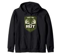 Whitetail Hunter Whitetail Hunting Deer Hunting Rut Season Zip Hoodie