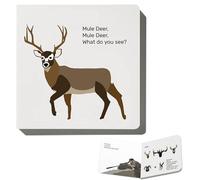 Whitetail, Whitetail, What do You See? Interactive Hunting Gear & Rifles Calibers Board Book - Outdoor Education Guide for Beginners & Families, 16 Pages of Gear Ethics & Matching (MuleDeer)