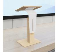 WhiteTeacherPodiumStandHeavyDutyLecternforConferences&SeminarsSmallReceptionDeskforSchoolsIdealforLectures&DebatesDesign