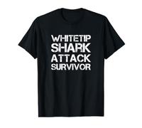 Whitetip Shark Attack Survivor Value Graphic T-Shirt
