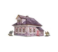 Whitewashed Dacha: Pre-Painted WW2 Ostfront Village by Micro Art Studio