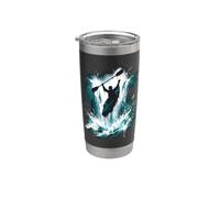 Whitewater Kayaking Kayaker River Rapids Waterfall Paddler Stainless Steel Insulated Tumbler