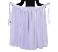 Whitewed Long Gypsy Liturgical Dance Attire Skirts Women's Flamenco Paso Doble Spanish Ballet Folklorico Dance Skirt Costumes