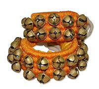 Whitewhale Handmade Indian Classical Ghungroo Dance Accessories Bharatnatyam, Kuchipudi, Odissi Ghungru For Dancer's Feet (20 bells + 20 bells)