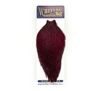 Whiting American Rooster Cape - Grizzly Dyed Claret