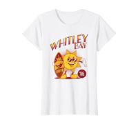 Whitley Bay Retro Cartoon Comic Soul Surfer '86 Value Graphic T-Shirt, Women, White, XS