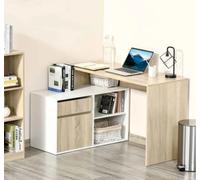 Whitley L Shaped Corner Desk Computer Workstation Home Office Gaming Modern PC