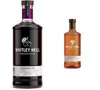 Whitley Neill Black Cherry Gin 70cl & Blood Orange Gin 70 cl