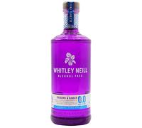 Whitley Neill - Rhubarb & Ginger Alcohol Free 0.0% - Gin 70cl 0.0% ABV