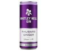 Whitley Neill - Rhubarb & Ginger Gin & Ginger Ale Cocktail 25cl 8.3% ABV