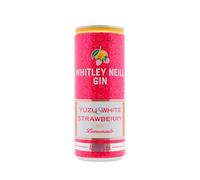 Whitley Neill - Yuzu & Strawberry Gin & Lemonade Cocktail 25cl 8.3% ABV