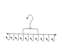 Whitmor 10 Hook Accessory Hanger 1 Chrome & Black