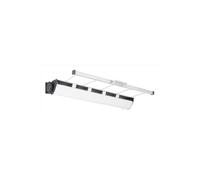 Whitmor 6066515 4.92 x 36.61 x 8.07 in. Metal Hanging Collapsible Clothes Drying Rack, White
