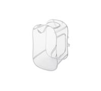 Whitmor 6073047 White Fabric Collapsible Hamper