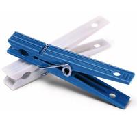 Whitmor 6171-919 Plastic Clothespins, Blue and White, Set of 50