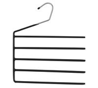Whitmor Deluxe 5 Tier Slack Hanger Black & Silver