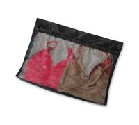 Whitmor Fine Mesh Large Wash Bag Black