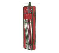 Whitmor Gift wrap Organizer, Acrylic coated cotton, red, 43 in x 15 in x 5 in