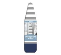 Whitmor Ironing Board Cover, Cotton, Gray Blue, 54x15 Inches