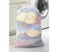 Whitmor Mesh Laundry Bag with ID Tag - Set of 3 - White