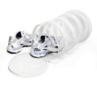 Whitmor Mesh Sneaker Wash Bag, Polyester, White
